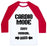 Virgin Teez  Baseball Tee Unisex Classic Baseball Tee / x-small / White/Red CARDIO MODE: HARD UNISEX CLASSIC BASEBALL TEE
