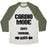 Virgin Teez  Baseball Tee Unisex Tri-Blend Baseball Tee / small / Oatmeal / Moss CARDIO MODE: HARD UNISEX TRI-BLEND BASEBALL TEE