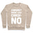 Virgin Teez  Pullover Crewneck Sweatshirt / x-small / Heathered Oatmeal CARDIO MORE LIKE CARDI-NO CREWNECK SWEATSHIRT