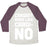 Virgin Teez  Baseball Tee Unisex Tri-Blend Baseball Tee / small / Oatmeal / Maroon CARDIO MORE LIKE CARDI-NO UNISEX TRI-BLEND BASEBALL TEE