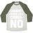 Virgin Teez  Baseball Tee Unisex Tri-Blend Baseball Tee / small / Oatmeal / Moss CARDIO MORE LIKE CARDI-NO UNISEX TRI-BLEND BASEBALL TEE