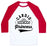 Virgin Teez  Baseball Tee Unisex Classic Baseball Tee / x-small / White/Red CARDIO PRINCESS UNISEX CLASSIC BASEBALL TEE