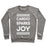 Virgin Teez  Pullover Crewneck Sweatshirt / x-small / Heathered Gray CARDIO SPARKS JOY CREWNECK SWEATSHIRT