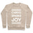 Virgin Teez  Pullover Crewneck Sweatshirt / x-small / Heathered Oatmeal CARDIO SPARKS JOY CREWNECK SWEATSHIRT