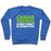 Virgin Teez  Pullover Crewneck Sweatshirt / x-small / Heathered Blue CARDIO TRAINING IS WHY I WON'T BE ZOMBIE FOOD CREWNECK SWEATSHIRT