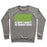 Virgin Teez  Pullover Crewneck Sweatshirt / x-small / Heathered Gray CARDIO TRAINING IS WHY I WON'T BE ZOMBIE FOOD CREWNECK SWEATSHIRT