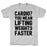 GYM FIT T-SHIRT CARDIO YOU MEAN LIFTING WEIGHTS FASTER T-SHIRT