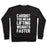 Virgin Teez  Pullover Crewneck Sweatshirt / x-small / Black CARDIO YOU MEAN LIFTING WEIGHTS FASTER WHITE FONT CREWNECK SWEATSHIRT