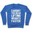Virgin Teez  Pullover Crewneck Sweatshirt / x-small / Heathered Blue CARDIO YOU MEAN LIFTING WEIGHTS FASTER WHITE FONT CREWNECK SWEATSHIRT