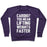 Virgin Teez  Pullover Crewneck Sweatshirt / x-small / Purple CARDIO YOU MEAN LIFTING WEIGHTS FASTER WHITE FONT CREWNECK SWEATSHIRT