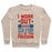 Virgin Teez  Pullover Crewneck Sweatshirt / x-small / Heathered Oatmeal CARRY ALL OF THIS FREEDOM CREWNECK SWEATSHIRT