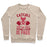 Virgin Teez  Pullover Crewneck Sweatshirt / x-small / Heathered Oatmeal CATCALL AND THE FIRST BOXING LESSON IS FREE CREWNECK SWEATSHIRT