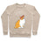 Virgin Teez  Pullover Crewneck Sweatshirt / x-small / Heathered Oatmeal CATHLETIC CREWNECK SWEATSHIRT