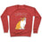 Virgin Teez  Pullover Crewneck Sweatshirt / x-small / Heathered Red CATHLETIC CREWNECK SWEATSHIRT