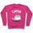 Virgin Teez  Pullover Crewneck Sweatshirt / x-small / Deep Pink CATIO CREWNECK SWEATSHIRT