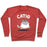 Virgin Teez  Pullover Crewneck Sweatshirt / x-small / Heathered Red CATIO CREWNECK SWEATSHIRT