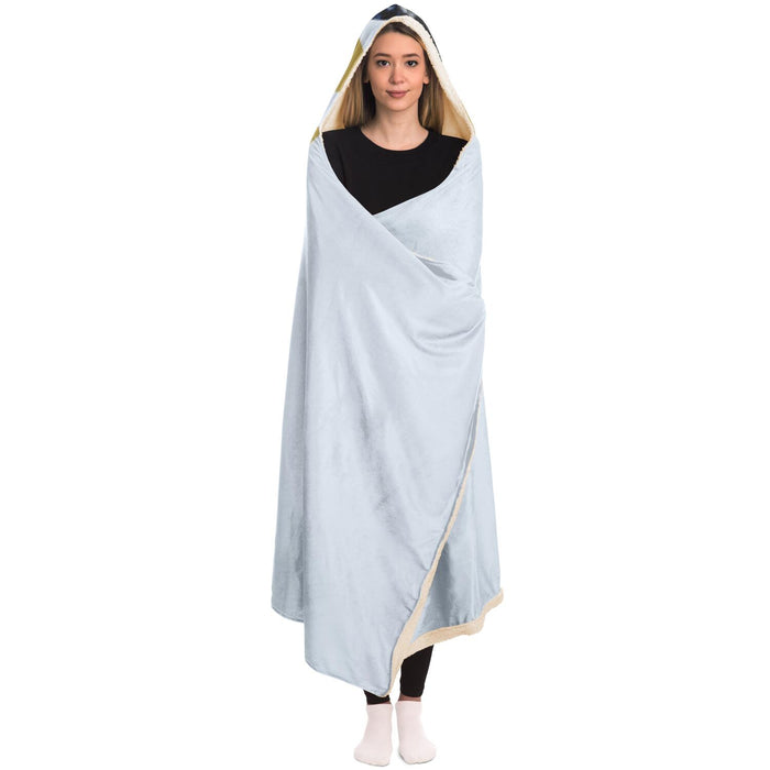 Geometric Hooded Blanket