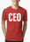 Virgin Teez T-shirt SMALL / Green CEO Half Sleeves Melange T-shirt