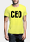 Virgin Teez T-shirt SMALL / Black CEO Half Sleeves T-shirt