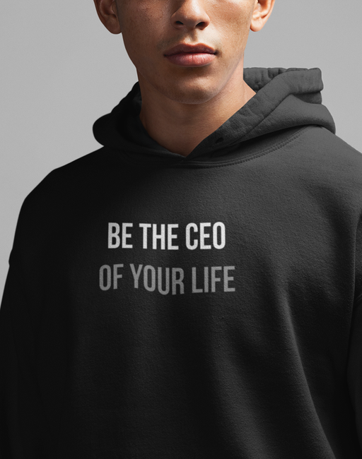 Virgin Teez Pull Over Hoodie CEO of Your Life Hoodie