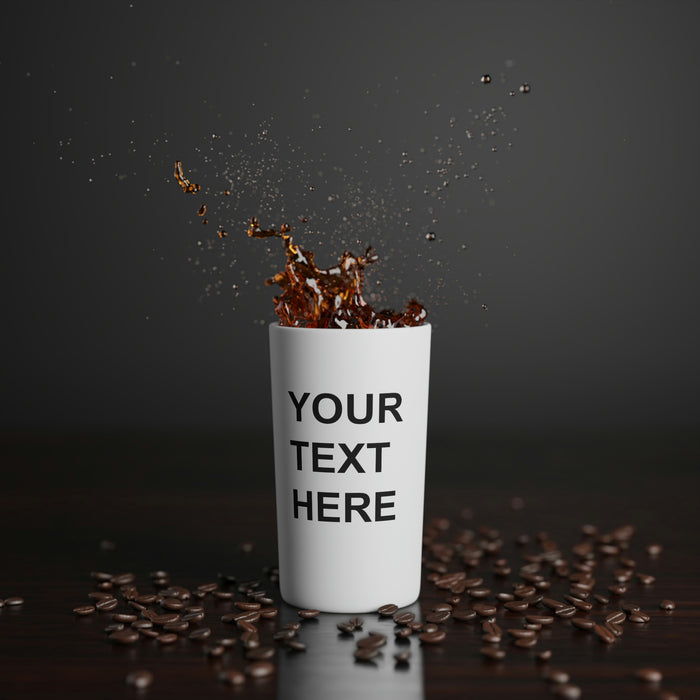 Custom Logo on a Coffee Mugs, Team Logo Here Coffee Mugs, Personalized Coffee Mugs, Text on a Coffee Mugs, Your Business Logo or Brand Logo Conical Coffee Mugs