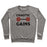 Virgin Teez  Pullover Crewneck Sweatshirt / x-small / Heathered Gray CHAOTIC GAINS CREWNECK SWEATSHIRT