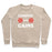 Virgin Teez  Pullover Crewneck Sweatshirt / x-small / Heathered Oatmeal CHAOTIC GAINS CREWNECK SWEATSHIRT