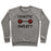 Virgin Teez  Pullover Crewneck Sweatshirt / x-small / Heathered Gray CHAOTIC SWEATY CREWNECK SWEATSHIRT