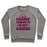 Virgin Teez  Pullover Crewneck Sweatshirt / x-small / Heathered Gray CHASIN' COWBOYS IS MY CARDIO CREWNECK SWEATSHIRT