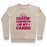 Virgin Teez  Pullover Crewneck Sweatshirt / x-small / Heathered Oatmeal CHASIN' COWBOYS IS MY CARDIO CREWNECK SWEATSHIRT