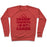 Virgin Teez  Pullover Crewneck Sweatshirt / x-small / Heathered Red CHASIN' COWBOYS IS MY CARDIO CREWNECK SWEATSHIRT