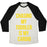 Virgin Teez  Baseball Tee Unisex Tri-Blend Baseball Tee / small / Oatmeal / Black CHASING MY TODDLER IS MY CARDIO UNISEX TRI-BLEND BASEBALL TEE