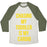Virgin Teez  Baseball Tee Unisex Tri-Blend Baseball Tee / small / Oatmeal / Moss CHASING MY TODDLER IS MY CARDIO UNISEX TRI-BLEND BASEBALL TEE