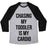 Virgin Teez  Baseball Tee Unisex Tri-Blend Baseball Tee / small / Athletic Gray / Black CHASING MY TODDLER IS MY CARDIO UNISEX TRI-BLEND BASEBALL TEE