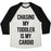 Virgin Teez  Baseball Tee Unisex Tri-Blend Baseball Tee / small / Oatmeal / Black CHASING MY TODDLER IS MY CARDIO UNISEX TRI-BLEND BASEBALL TEE