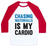 Virgin Teez  Baseball Tee Unisex Classic Baseball Tee / x-small / White/Red CHASING WATERFALLS IS MY CARDIO UNISEX CLASSIC BASEBALL TEE