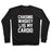 Virgin Teez  Pullover Crewneck Sweatshirt / x-small / Black CHASING WHISKEY IS MY CARDIO CREWNECK SWEATSHIRT