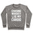 Virgin Teez  Pullover Crewneck Sweatshirt / x-small / Heathered Gray CHASING WHISKEY IS MY CARDIO CREWNECK SWEATSHIRT