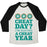Virgin Teez  Baseball Tee Unisex Tri-Blend Baseball Tee / small / Oatmeal / Black CHEAT DAY? I'M HAVING A CHEAT YEAR UNISEX TRI-BLEND BASEBALL TEE