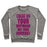 Virgin Teez  Pullover Crewneck Sweatshirt / x-small / Heathered Gray CHEAT ON YOUR BOYFRIEND NOT YOUR WORKOUT CREWNECK SWEATSHIRT