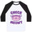 Virgin Teez  Baseball Tee Unisex Classic Baseball Tee / x-small / White/Black CHECK MEOWT UNISEX CLASSIC BASEBALL TEE