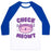 Virgin Teez  Baseball Tee Unisex Classic Baseball Tee / x-small / White/Blue CHECK MEOWT UNISEX CLASSIC BASEBALL TEE