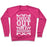 Virgin Teez  Pullover Crewneck Sweatshirt / x-small / Deep Pink CHECK OUT MY BUDDHI CREWNECK SWEATSHIRT
