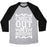 Virgin Teez  Baseball Tee Unisex Tri-Blend Baseball Tee / small / Athletic Gray / Black CHECK OUT MY BUDDHI UNISEX TRI-BLEND BASEBALL TEE