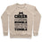 Virgin Teez  Pullover Crewneck Sweatshirt / x-small / Heathered Oatmeal CHEER CREWNECK SWEATSHIRT