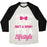 Virgin Teez  Baseball Tee Unisex Tri-Blend Baseball Tee / small / Oatmeal / Black CHEER ISN'T A SPORT, IT'S A LIFESTYLE UNISEX TRI-BLEND BASEBALL TEE
