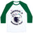 Virgin Teez  Baseball Tee Unisex Classic Baseball Tee / x-small / White/Dark Green CHEMICAL X RUNNING TEAM UNISEX CLASSIC BASEBALL TEE