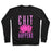 Virgin Teez  Pullover Crewneck Sweatshirt / x-small / Black CHIT HAPPENS CREWNECK SWEATSHIRT
