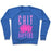 Virgin Teez  Pullover Crewneck Sweatshirt / x-small / Heathered Blue CHIT HAPPENS CREWNECK SWEATSHIRT