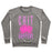 Virgin Teez  Pullover Crewneck Sweatshirt / x-small / Heathered Gray CHIT HAPPENS CREWNECK SWEATSHIRT